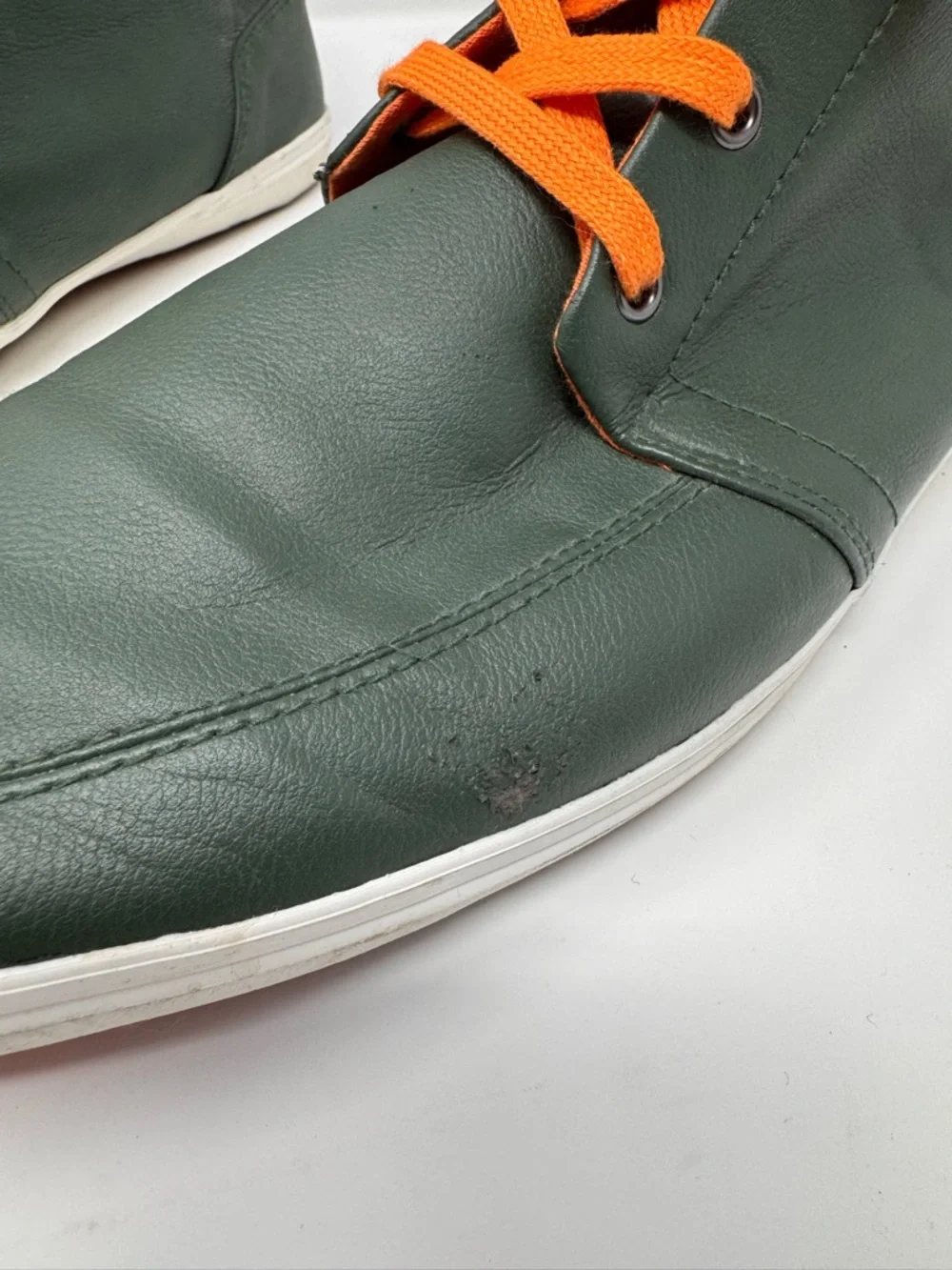 Aldo‎ dress shoes size 13, green orange, sneaker, casual, modern